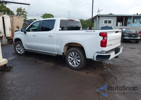 2022 Chevrolet Silverado 1500 4Wd Short Bed Custom из США, поврежденный, VIN 3GCPDBEK8NG657348